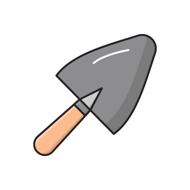 Yapı vektörü düz renk simgesi