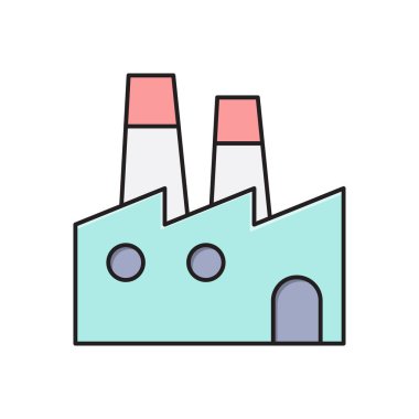 vektör düz renk simgesi oluşturma