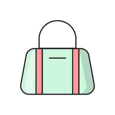 cüzdan vektörü düz renk simgesi