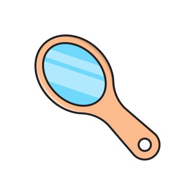 kozmetik vektörü düz renk simgesi