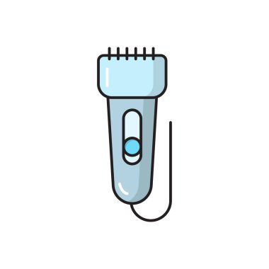 berber vektör düz renk simgesi