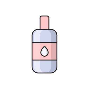 sabun vektörü düz renk simgesi