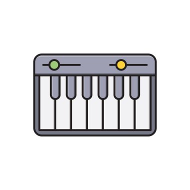 karolar vektör düz renk simgesi