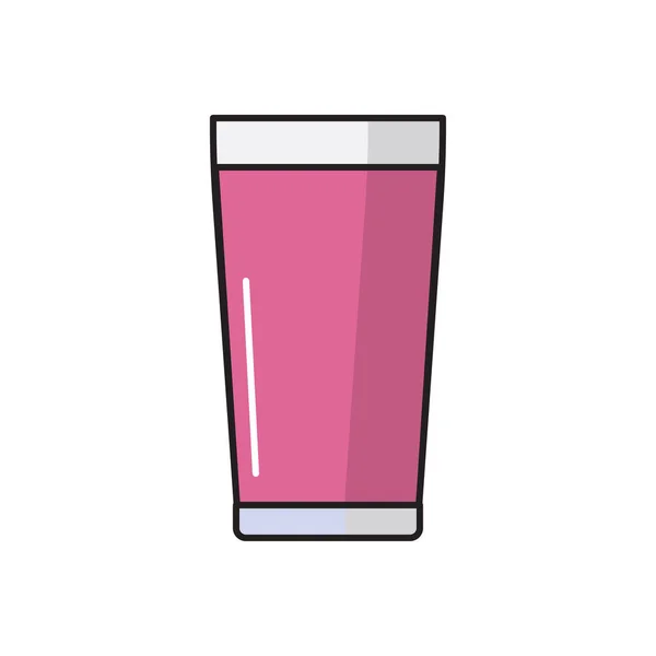 Drink Vector Vlakke Kleur Icoon — Stockvector