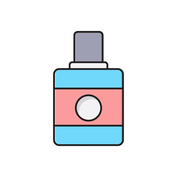Icône Couleur Plate Vecteur Parfum — Image vectorielle