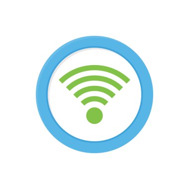 internet vektörü düz renk simgesi