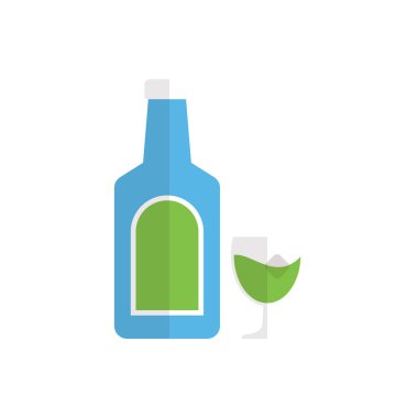 bira vektörü düz renk simgesi