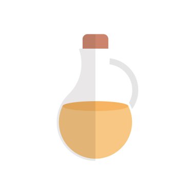 meyve suyu vektörü düz renk simgesi