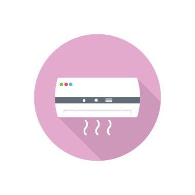 soğutma vektörü düz renk simgesi