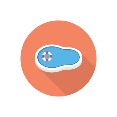 cankurtaran vektörü düz renk simgesi