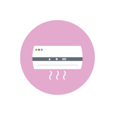 soğutma vektörü düz renk simgesi