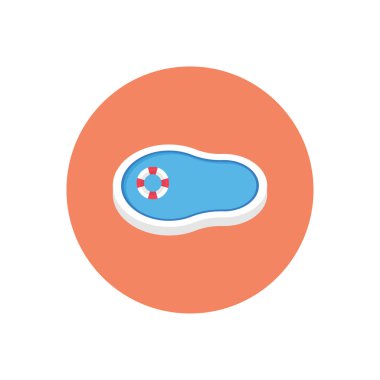 cankurtaran vektörü düz renk simgesi