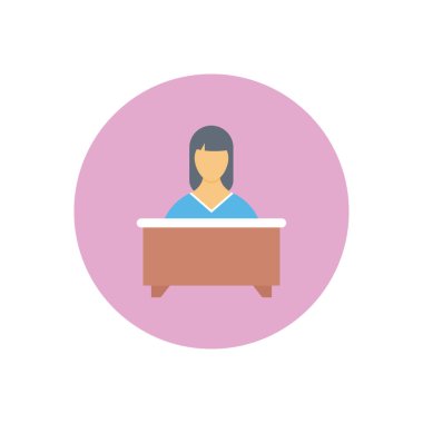 Otel vektörü düz renk simgesi