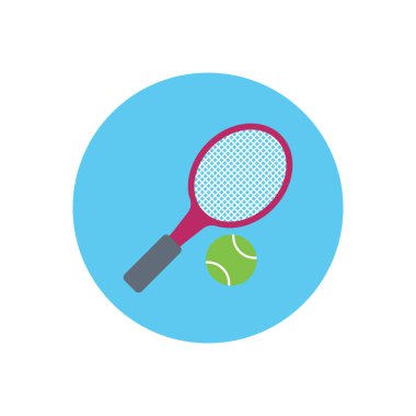 Wimbledon vektör düz renk simgesi