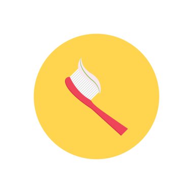 diş macunu vektör düz renk simgesi