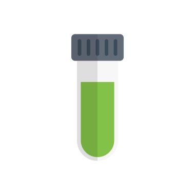 tüp vektör düz renk simgesi