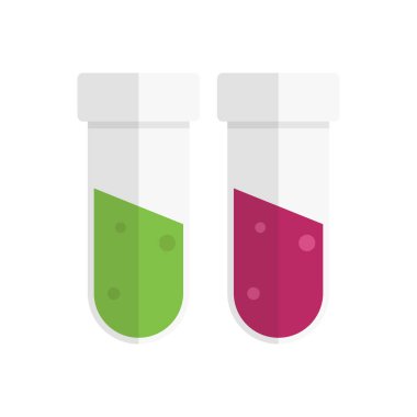 tüp vektör düz renk simgesi