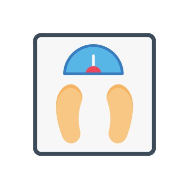 ölçekli vektör düz renk simgesi