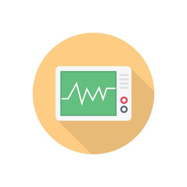 vektör düz renk simgesini izle