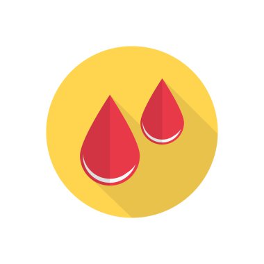 vektör düz renk simgesini bırak