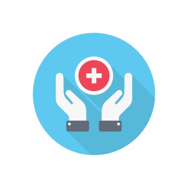 bakım vektörü düz renk simgesi