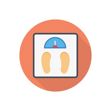 ölçekli vektör düz renk simgesi