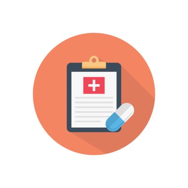 rapor vektörü düz renk simgesi