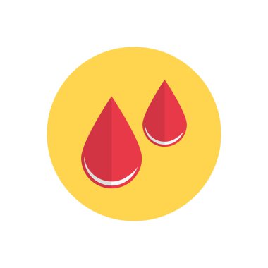 vektör düz renk simgesini bırak