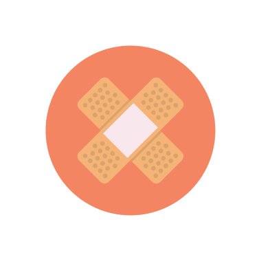 yardım vektörü düz renk simgesi