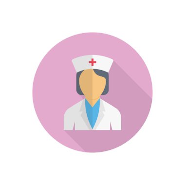 bayan vektör düz renk simgesi