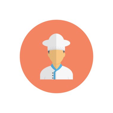 yemek vektörü düz renk simgesi