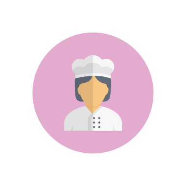 yemek vektörü düz renk simgesi