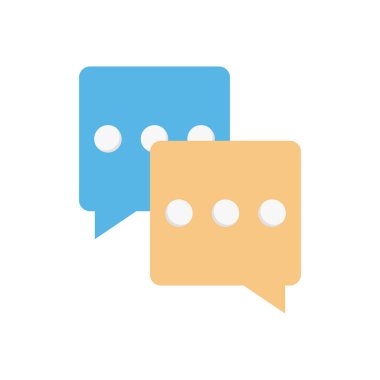 iletişim vektörü düz renk simgesi