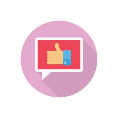 vektör düz renk simgesi gibi