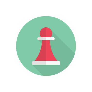 strateji vektörü düz renk simgesi