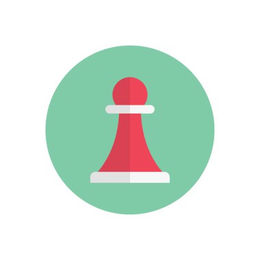 strateji vektörü düz renk simgesi