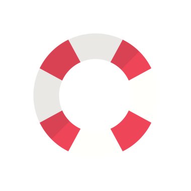 yüzme vektörü düz renk simgesi