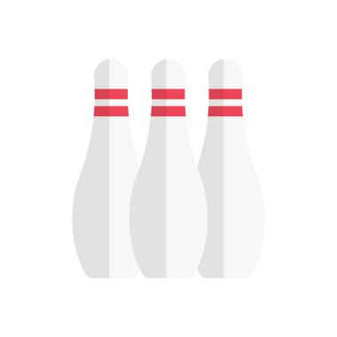 pins vektör düz renk simgesi