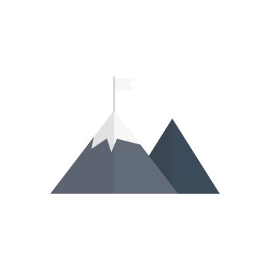 hedef vektör düz renk simgesi