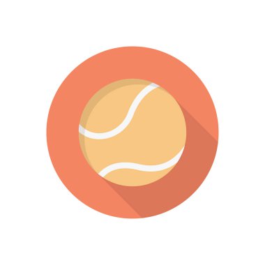 spor vektörü düz renk simgesi