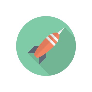 hedef vektör düz renk simgesi