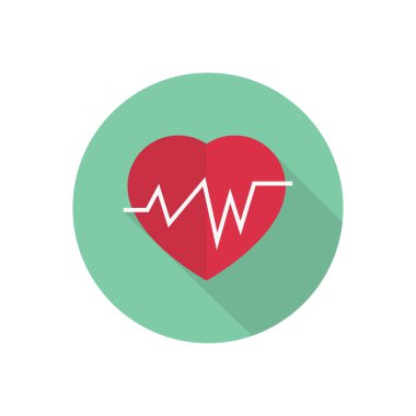 sağlık vektörü düz renk simgesi