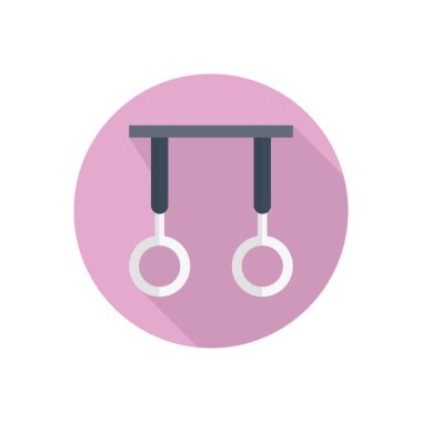 atlet vektör düz renk simgesi