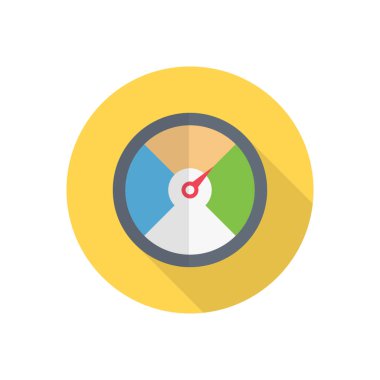 hız vektörü düz renk simgesi