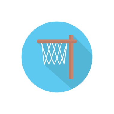 spor vektörü düz renk simgesi