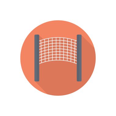 spor vektörü düz renk simgesi