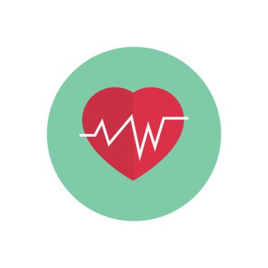 sağlık vektörü düz renk simgesi