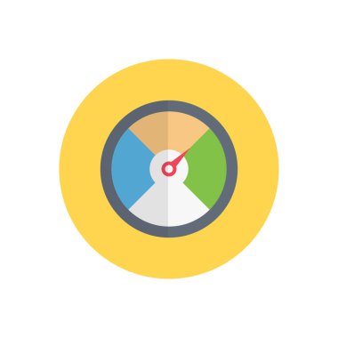 hız vektörü düz renk simgesi