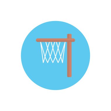 spor vektörü düz renk simgesi