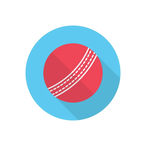Cricket Vector Platte Kleur Pictogram — Stockvector